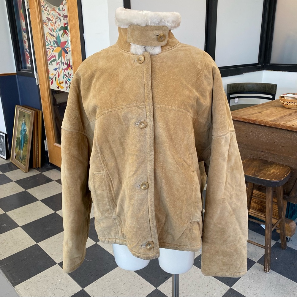 Jones New York Beige Suede Jacket